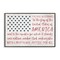 Stupell Industries Patriotic Pledge of Allegiance Framed Giclee Wall Art Design by Natalie Carpentieri